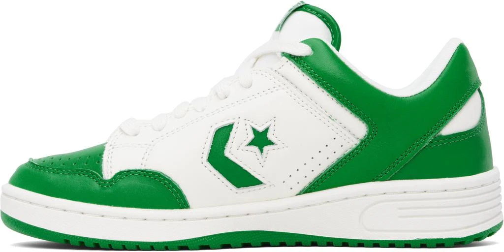 Converse Green & Off-White Weapon Low Top Sneakers 3