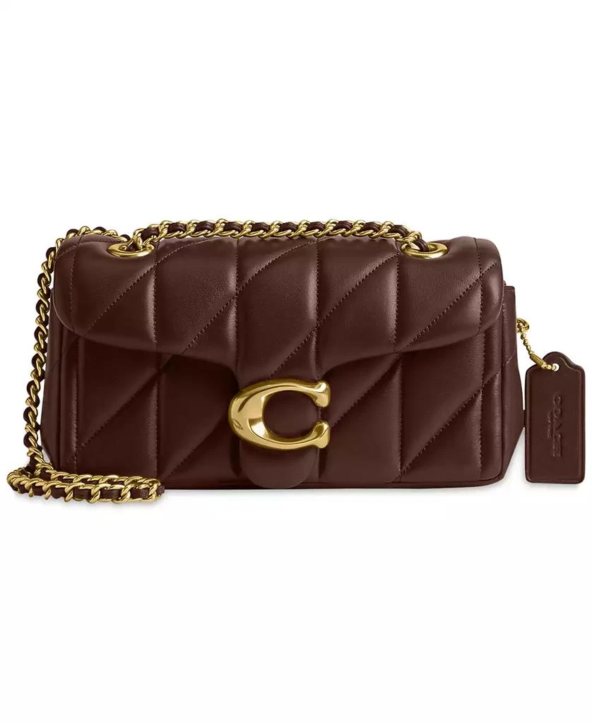 Coach Quilted Leather Tabby Shoulder Bag 20 with Chain 1