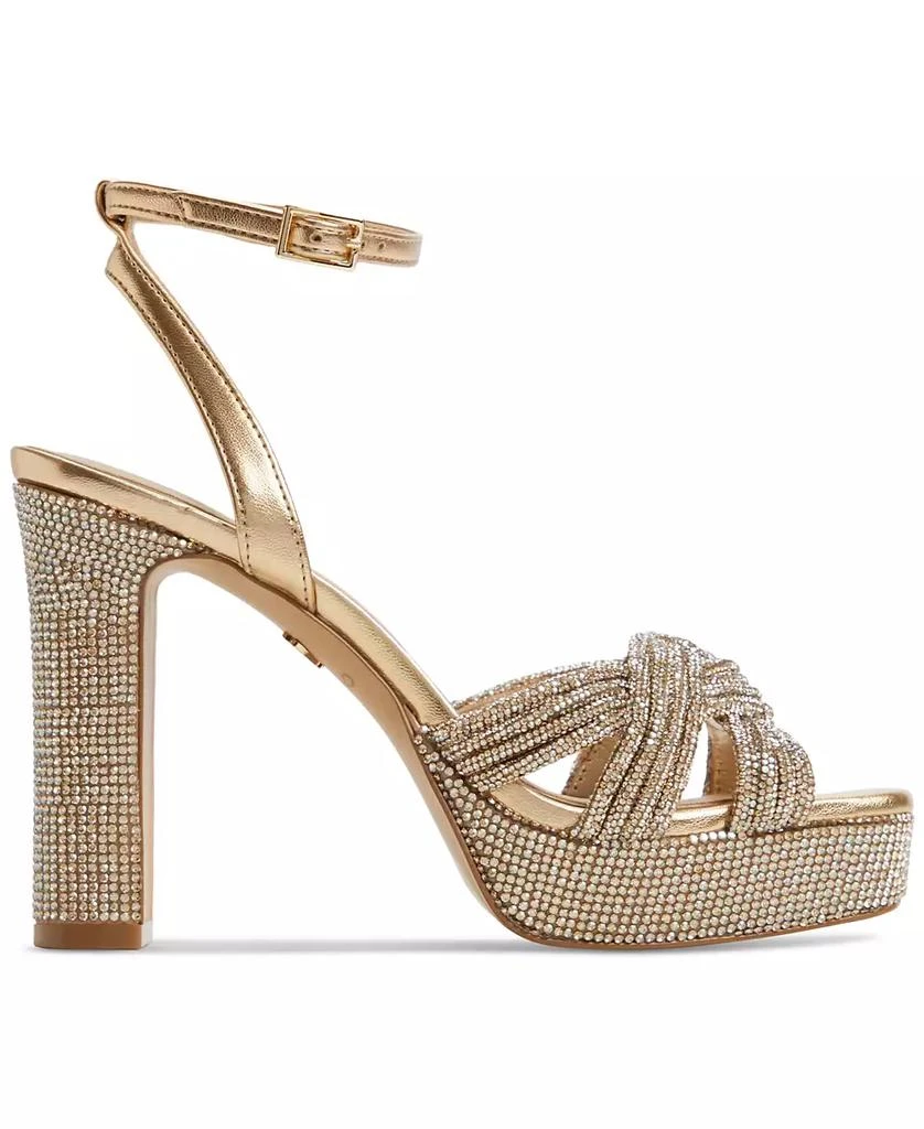 ALDO Women's Shimma Rhinestone Platform Dress Sandals 2
