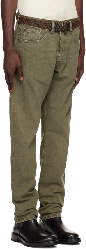 RRL Green Slim-Fit Jeans