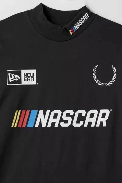 New Era New Era NASCAR Mock Neck Long Sleeve Tee 3