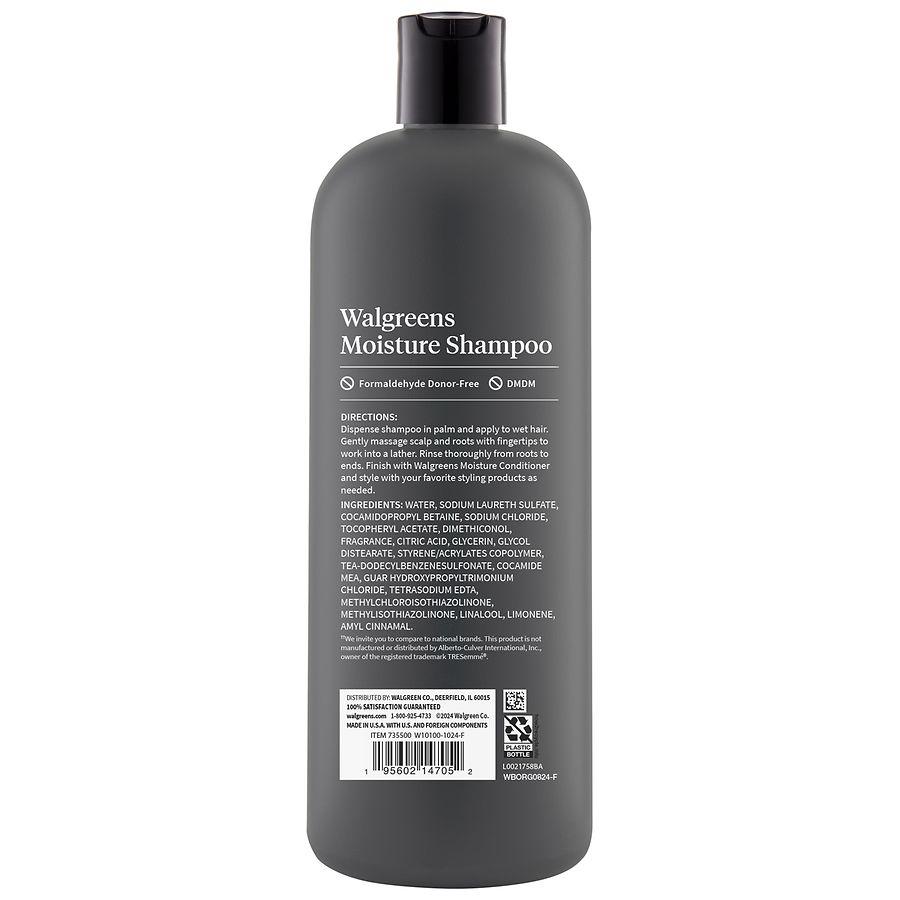 Walgreens Moisturizing Shampoo