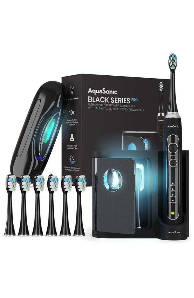 AquaSonic Black Series Pro Ultrasonic Whitening Toothbrush