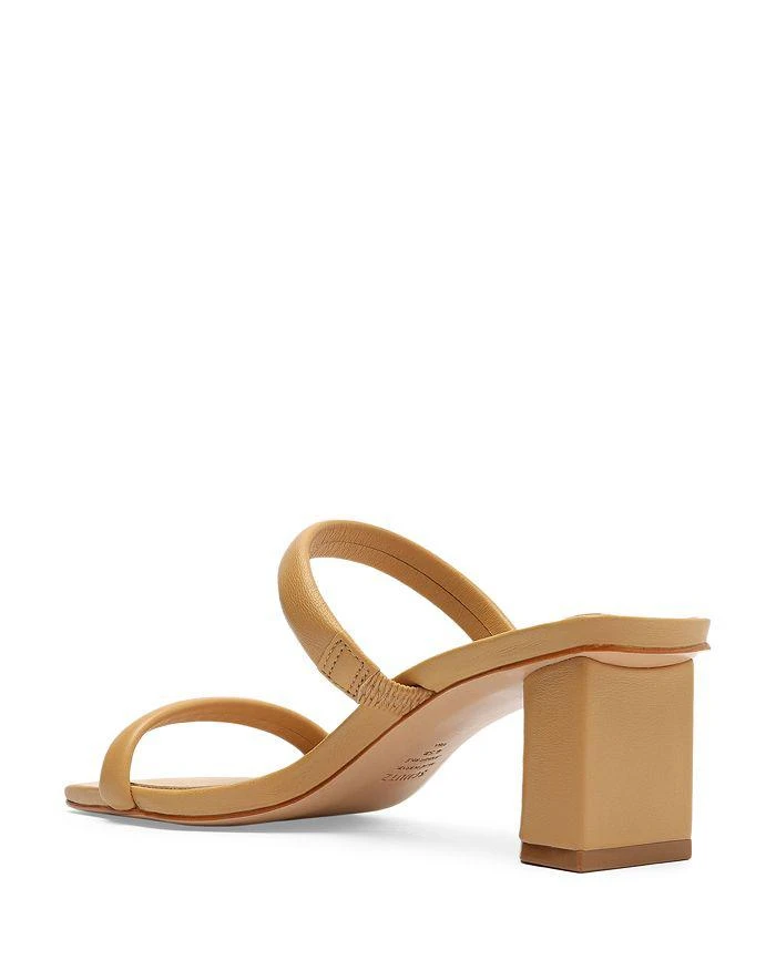 Schutz Women's Ully Lo Square Toe Mid Heel Sandals 6