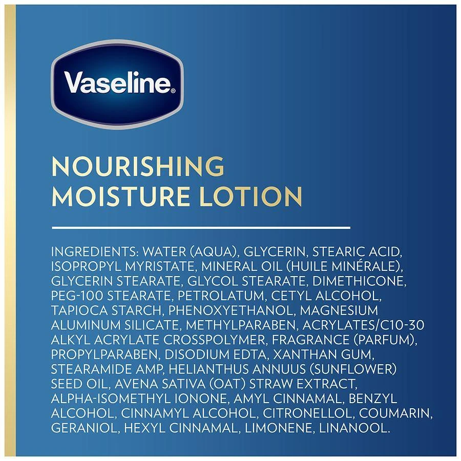 Vaseline Nourishing Moisture Body Lotion Essential Healing 4