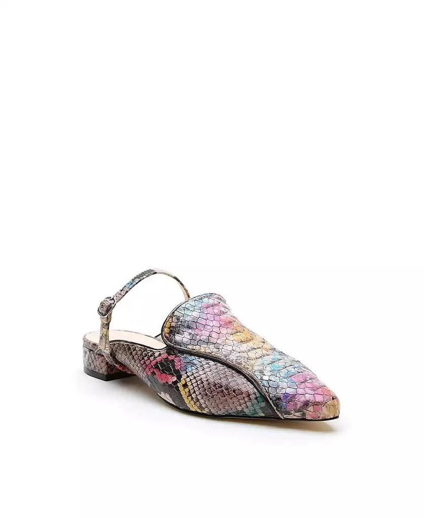 Alterre Women
s Painted Snake Twiggy Customizable Pointed Loafer Slides 4