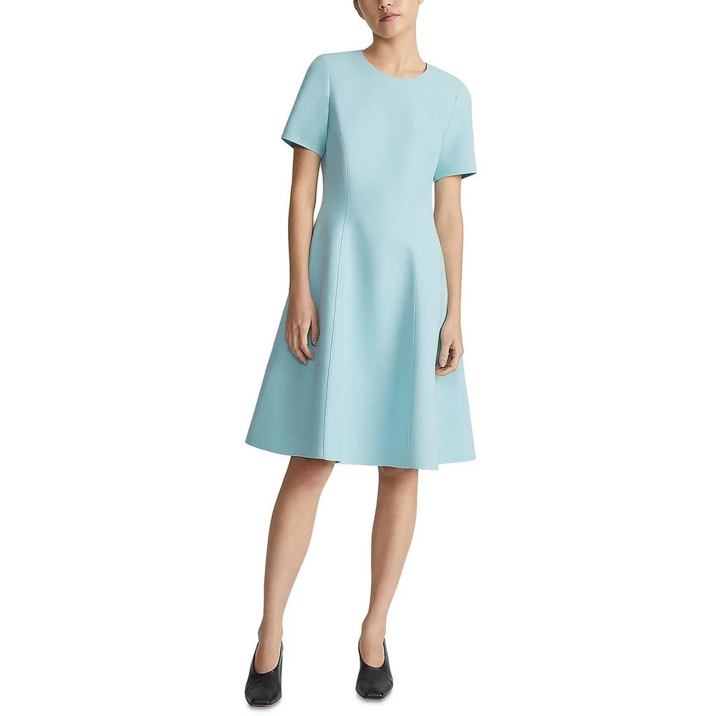 Lafayette 148 New York Womens Wool Knee-Length Mini Dress 3