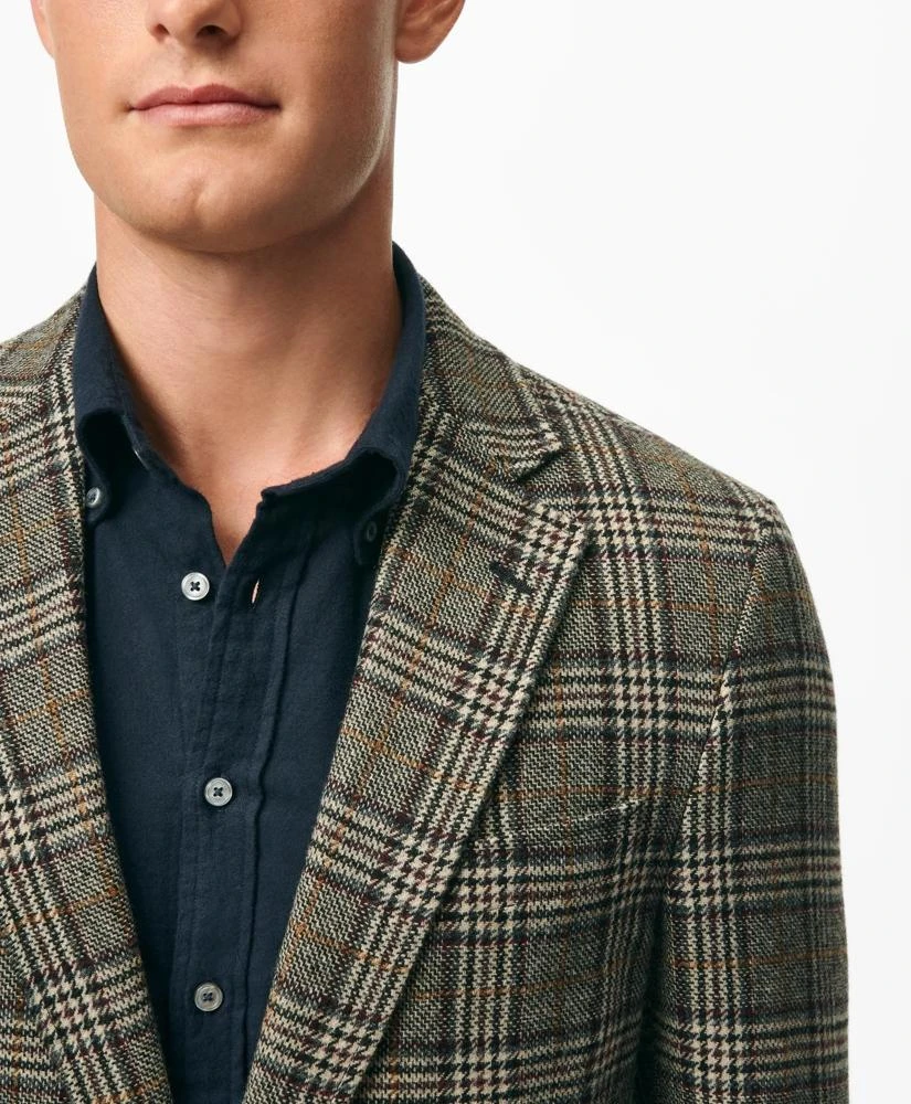 Brooks Brothers Classic Fit Wool 1818 Sport Coat in Plaid Tweed 2