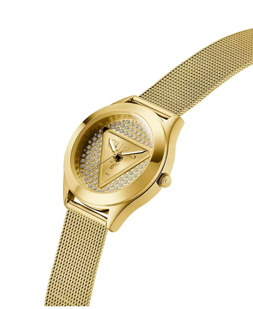 GUESS Women’s Analog Gold-Tone Mesh Watch, 34mm 5