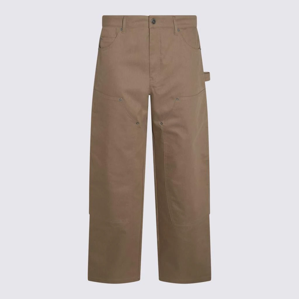 Golden Goose Golden Goose Brown Cotton Pants 1