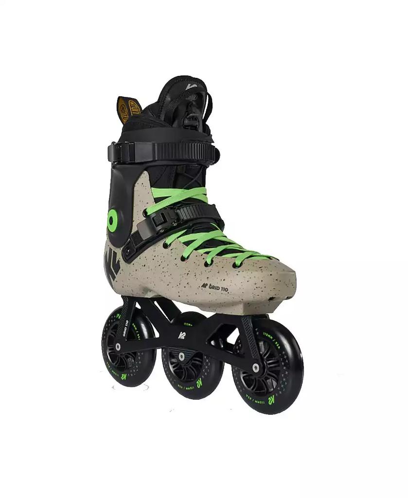 K2 Grid 110 3 Wheel Inline Skates for Men Women Adult, Unisex Urban Street Fitness Roller Skate Blades