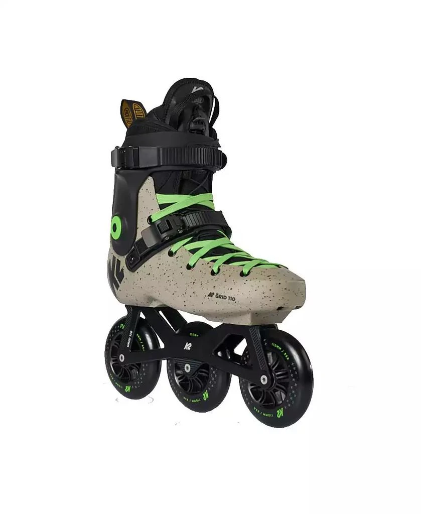 K2 Grid 110 3 Wheel Inline Skates for Men Women Adult, Unisex Urban Street Fitness Roller Skate Blades 1