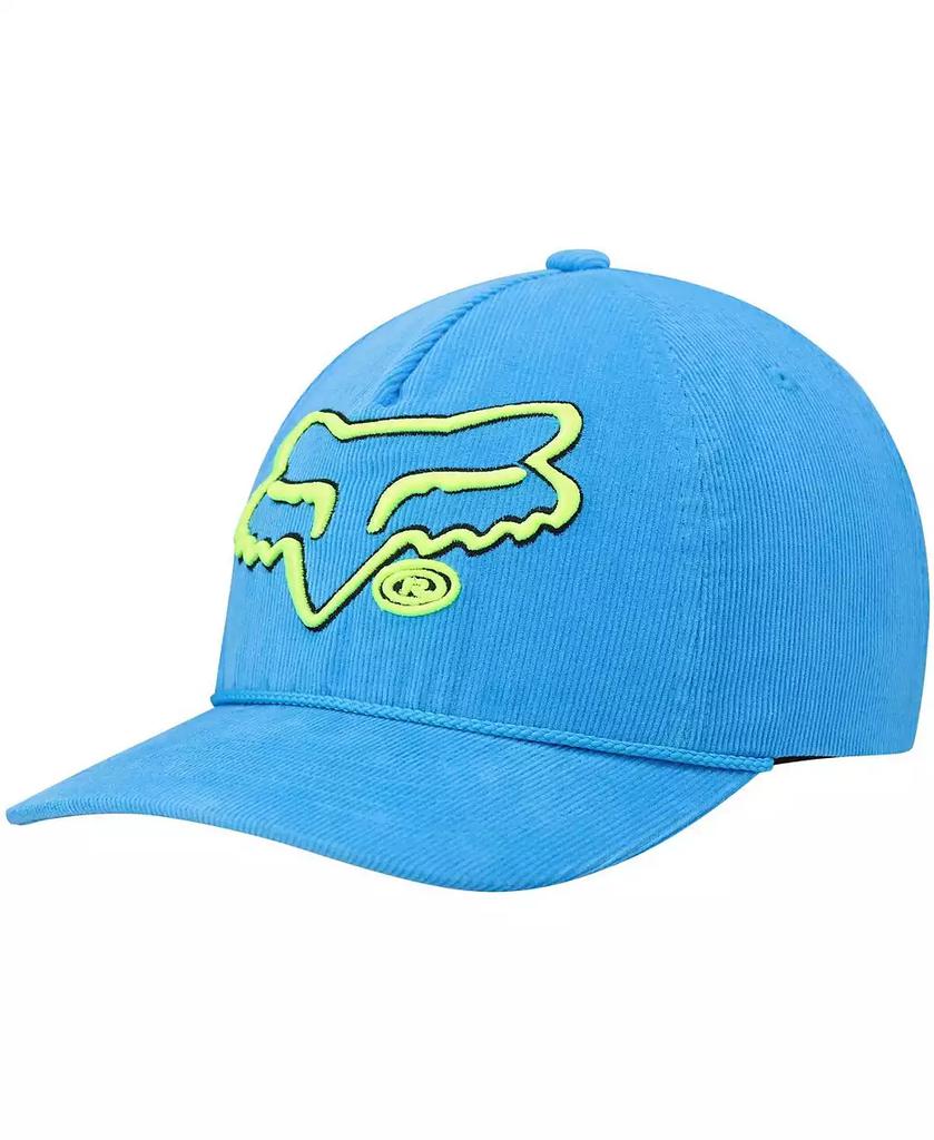 Fox Men's Blue Racing Brushed Snapback Hat