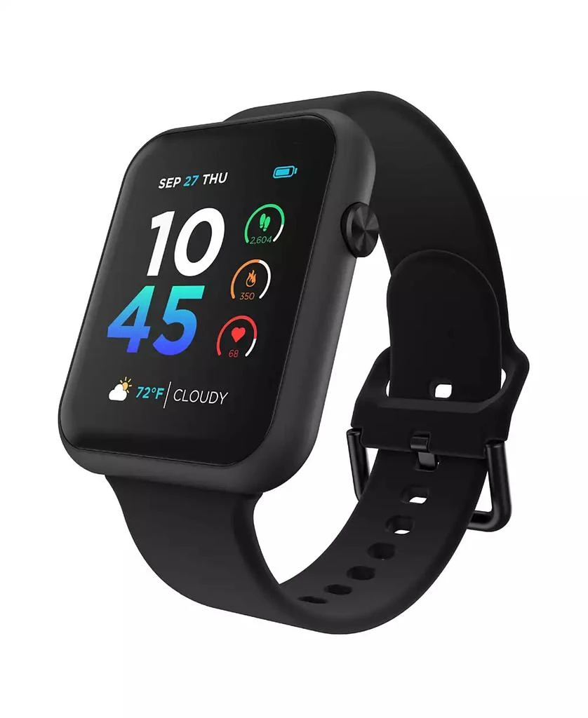 iTouch Air 4 Unisex Black Silicone Strap Smartwatch 1