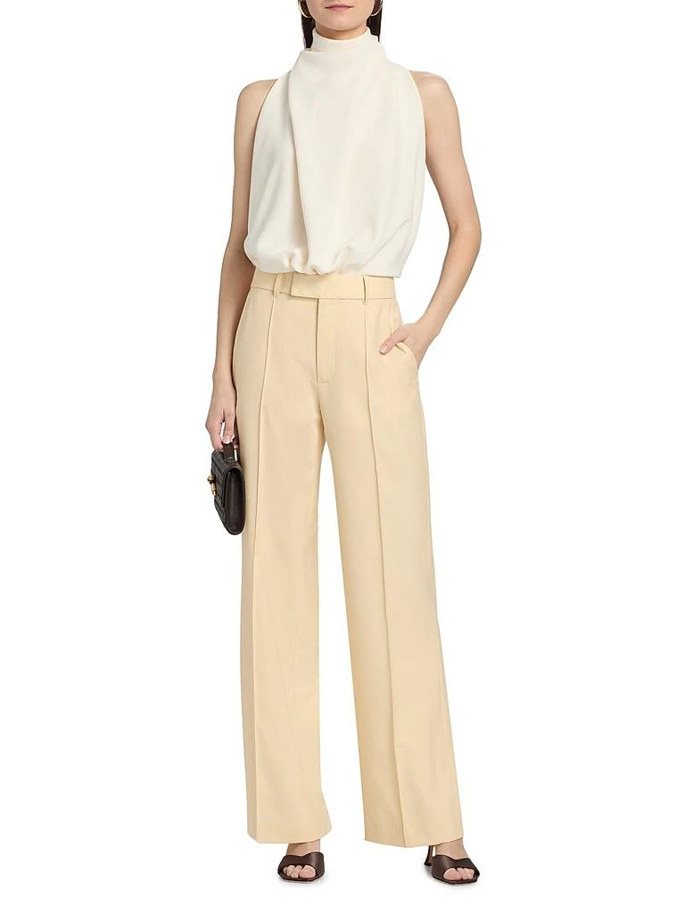 Ronny Kobo Bethe Draped Bodysuit 2