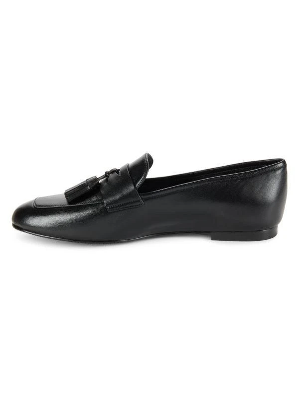 Stuart Weitzman Lyon Leather Tassel Loafers 4