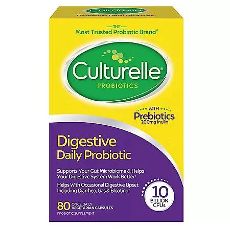 Culturelle Culturelle Digestive Daily Probiotics Capsules, 80 ct. 1