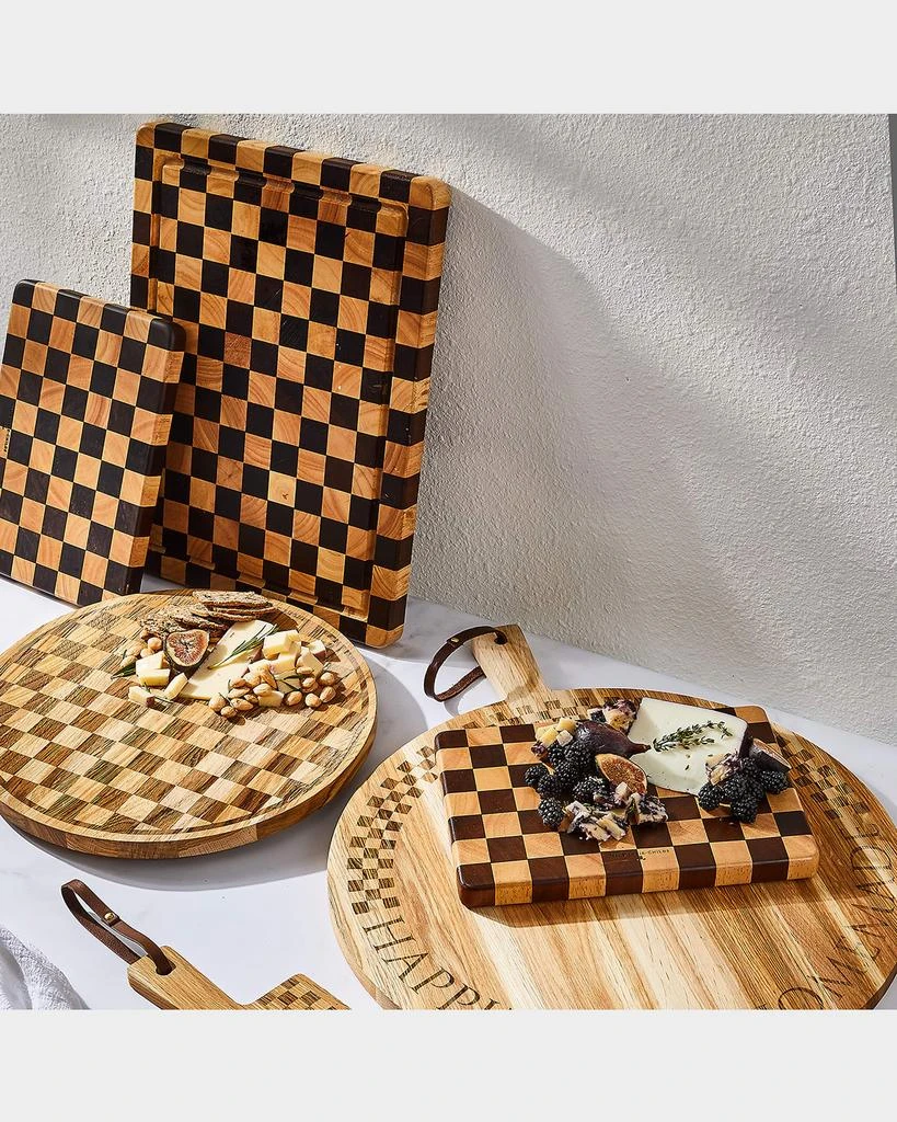 MacKenzie-Childs Check Cheese Board Set 4