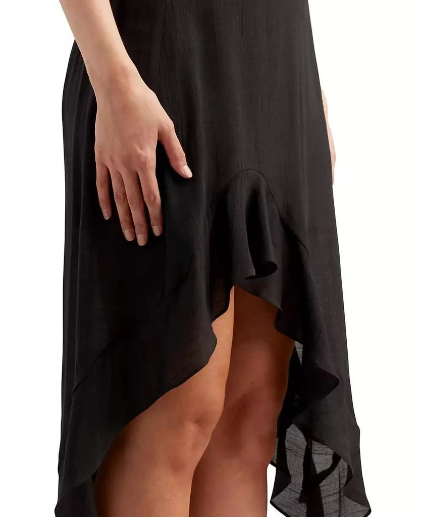 BCX Juniors' Asymmetrical-Hem Gauzy Skirt 3