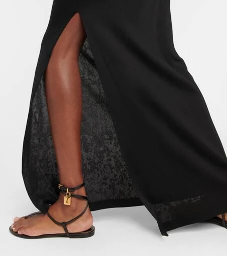 Tom Ford Padlock leather thong sandals 4