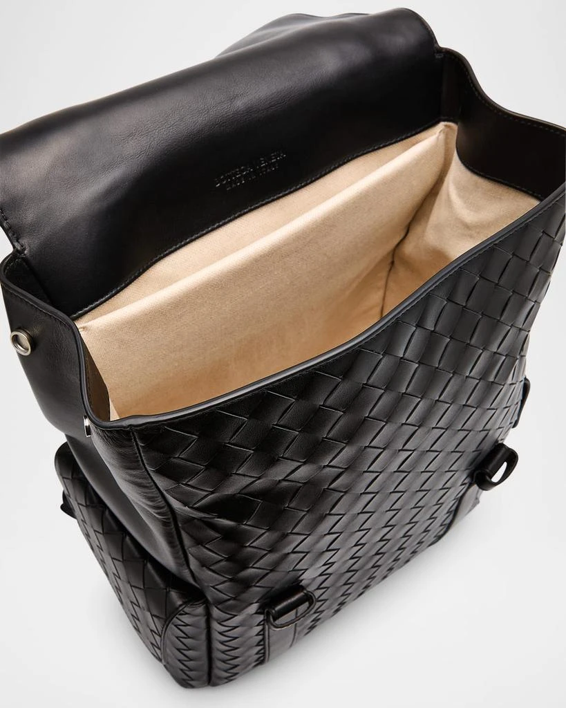 Bottega Veneta Men's Intrecciato Leather Backpack 4