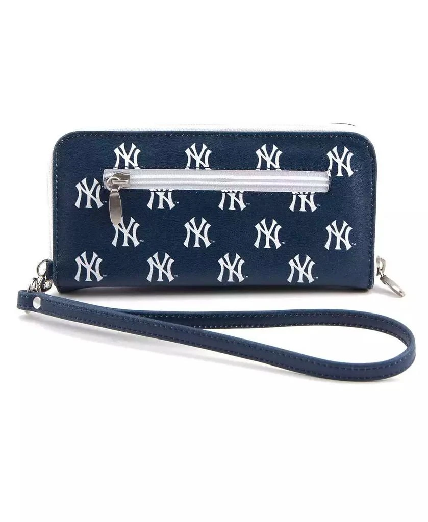Eagles Wings Women's New York Yankees Zip-Around Wristlet Wallet 1