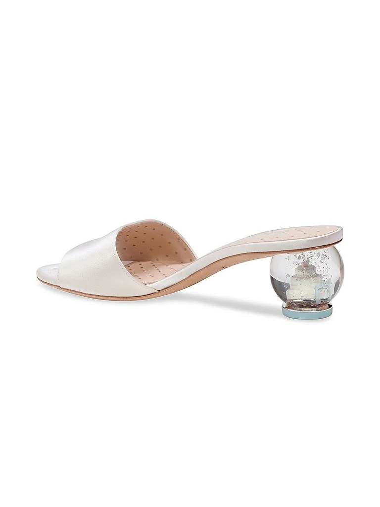 Kate Spade Love Satin Sculptural-Heel Mules 3