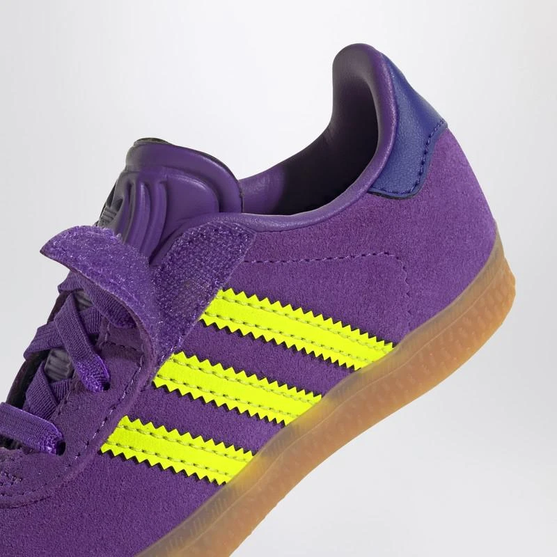 Adidas Gazelle Active Purple/Solar Yellow Sneaker with elasticated laces 6