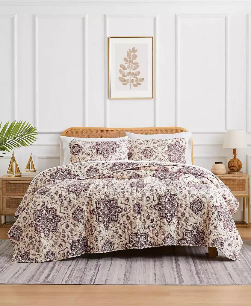 SOUTHSHORE FINE LINENS Persia Oversized 3 Piece Quilt Set