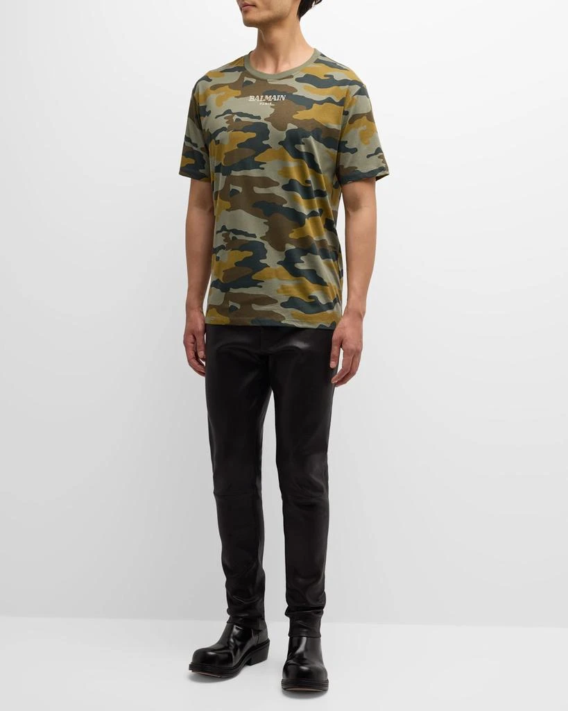 Balmain Men's Camo Straight-Fit T-Shirt 2