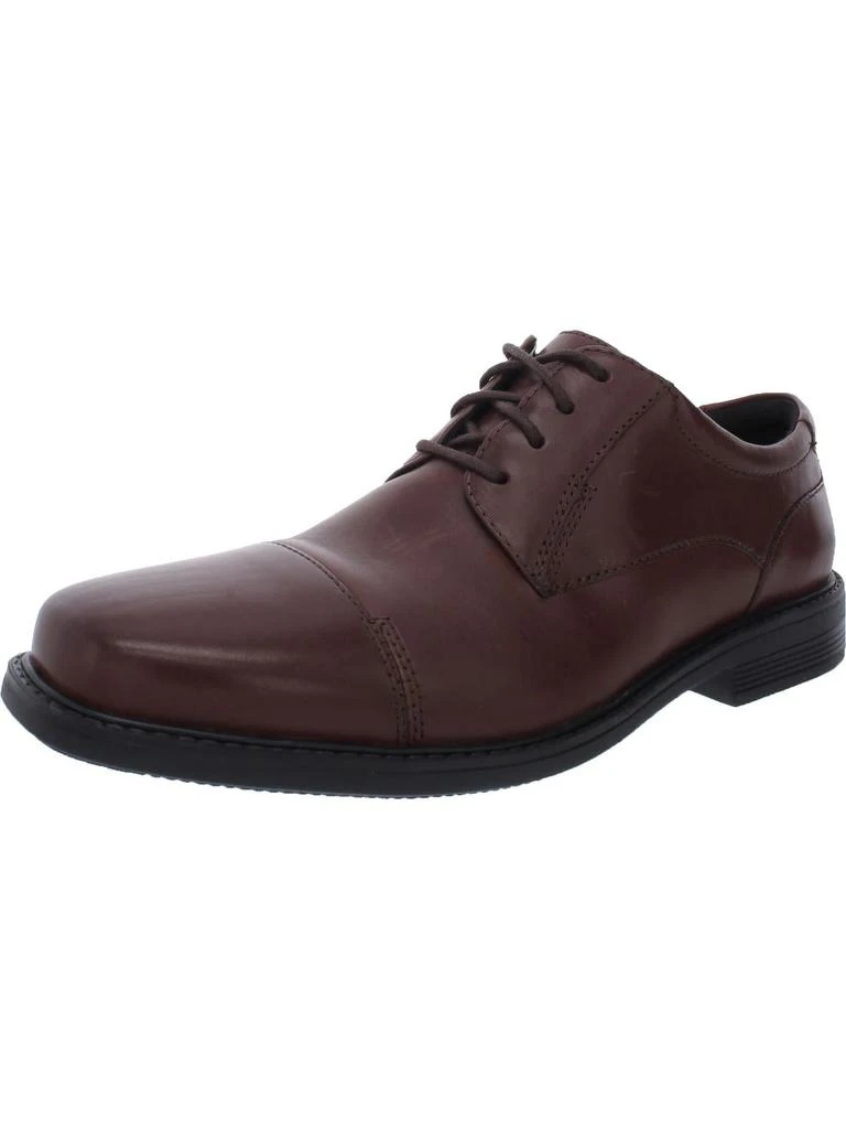 Bostonian Wenham Cap Womens Leather Square Toe Cap Toe Oxfords 6