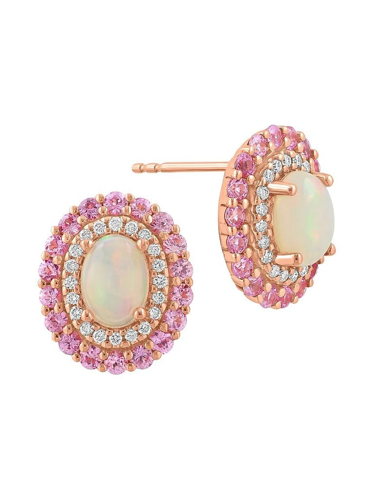 Saks Fifth Avenue Collection 14K Rose Gold
Multi-Gemstone Stud Earrings 3