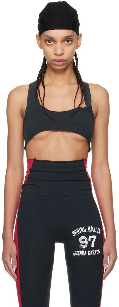 GREG ROSS Black Racer Back Bra 1
