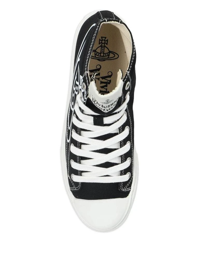 Vivienne Westwood Vivienne Westwood Plimsoll High Top Canvas Shoes 4
