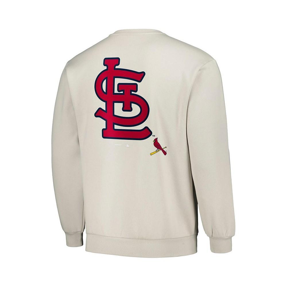 PLEASURES Men's Gray St. Louis Cardinals Ballpark Pullover Sweatshirt