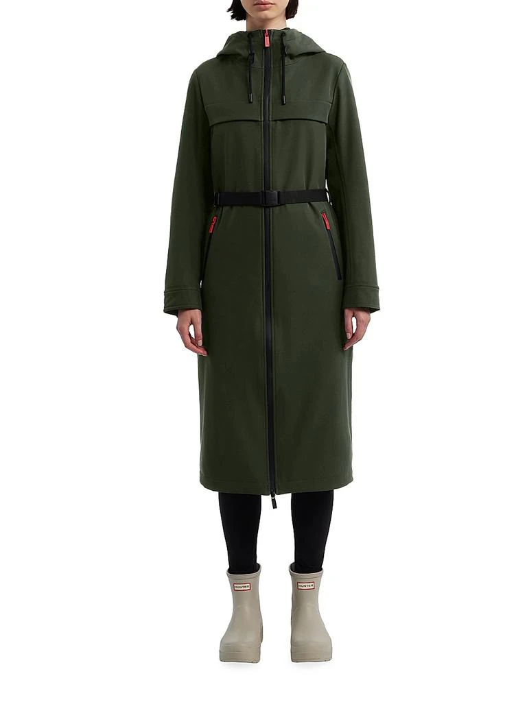 Hunter Crown Belted Longline Coat 2