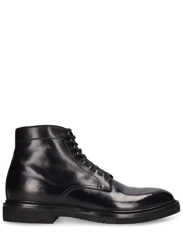 OFFICINE CREATIVE Hopkins Leather Lace-up Boots