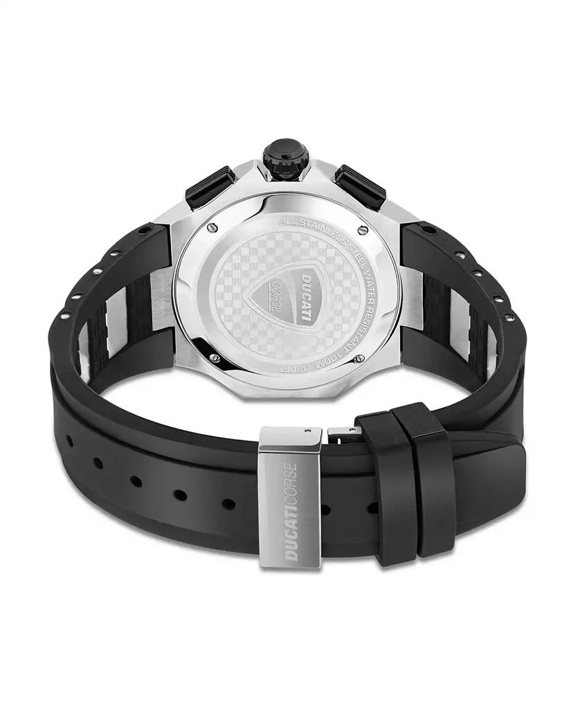 Ducati Corse Men's Quartz Two Tone Silicone Watch 49mm 2