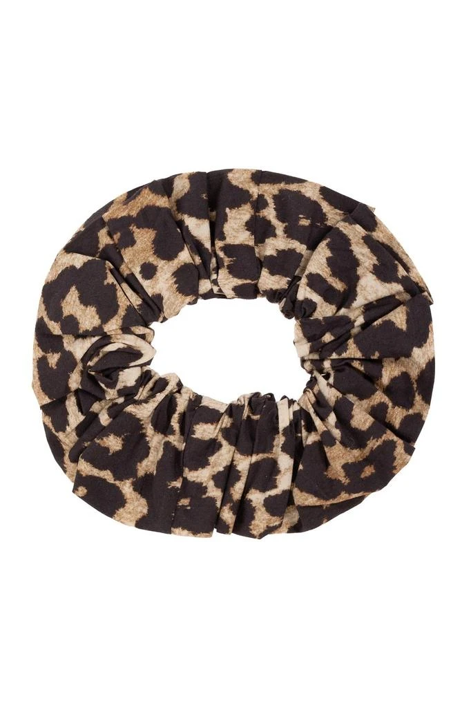 Ganni Ganni Animal Print Scrunchie 1
