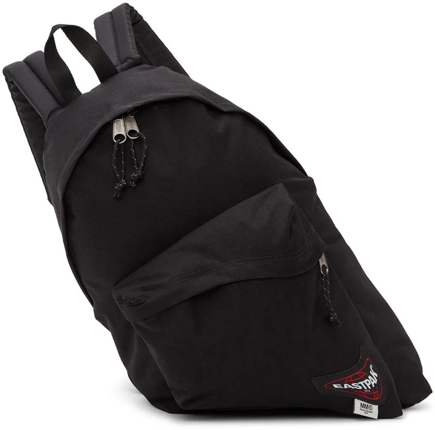 MM6 Black Eastpak Edition Slant Backpack 1