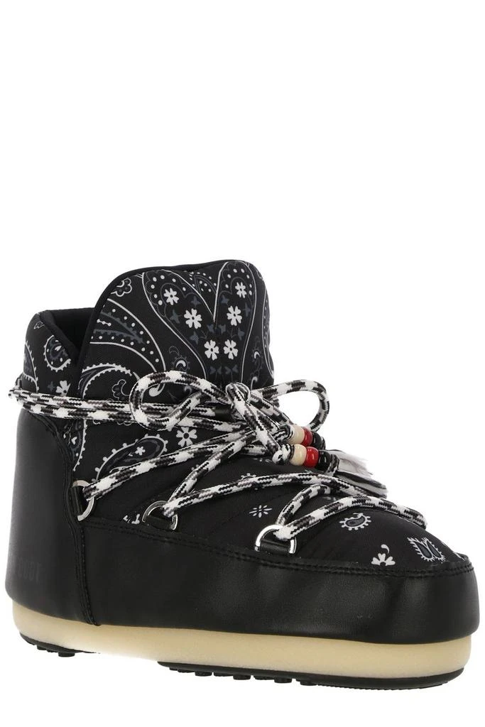 ALANUI Alanui X Moonboot Bandana-Printed Round-Toe Boots 2