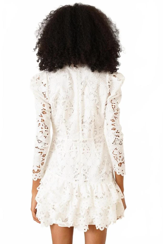 petals lace dress Off-the-Shoulder Flower A-line Wedding Dress main image 1