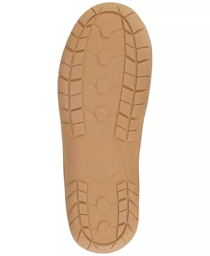 Haggar Men's Ribbed Fabric Chukka Boot Indoor/Outdoor House Slipper with Cozy Fleece Lining 5