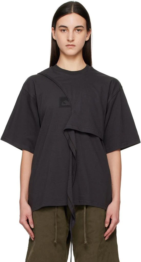 Ottolinger Black Wrap T-shirt 1