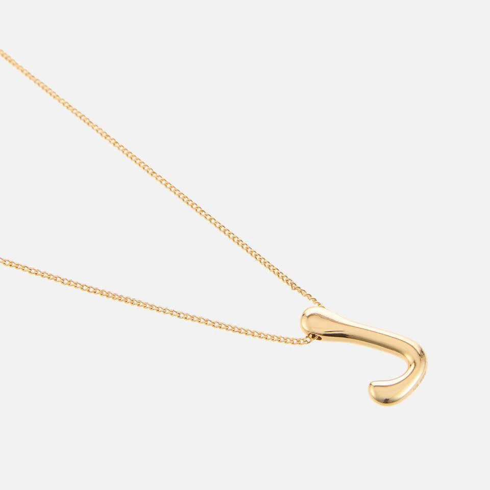 ASTRID & MIYU Astrid & Miyu Initial Bold 18K Gold-Plated Necklace 3