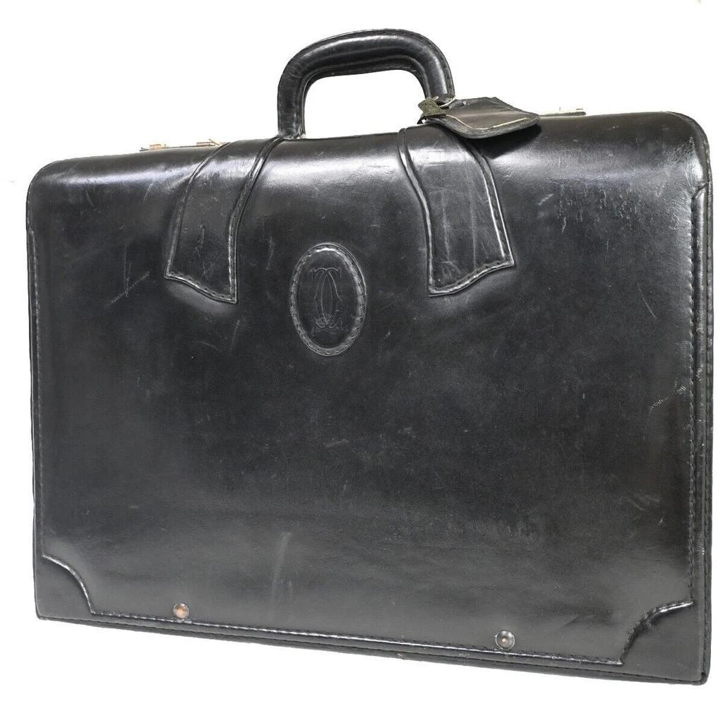 Cartier Leather Briefcase Bag (Pre-Owned) 1