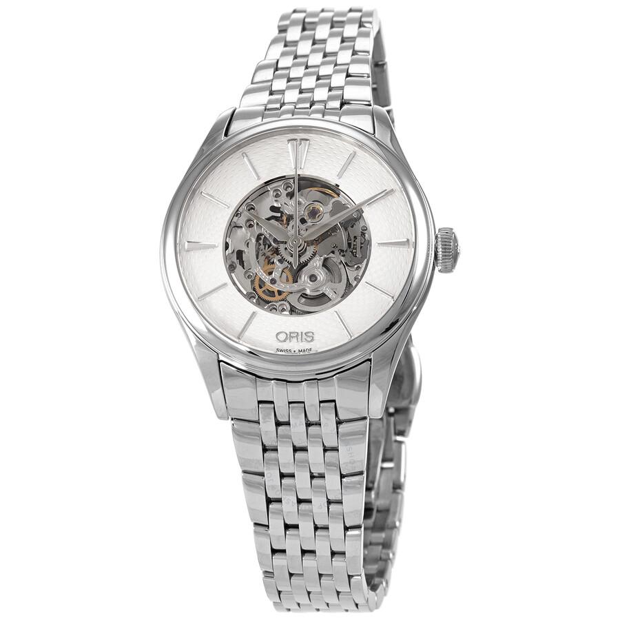 Oris Artelier Skeleton Automatic Ladies Watch 01 560 7724 4051-07 8 17 79