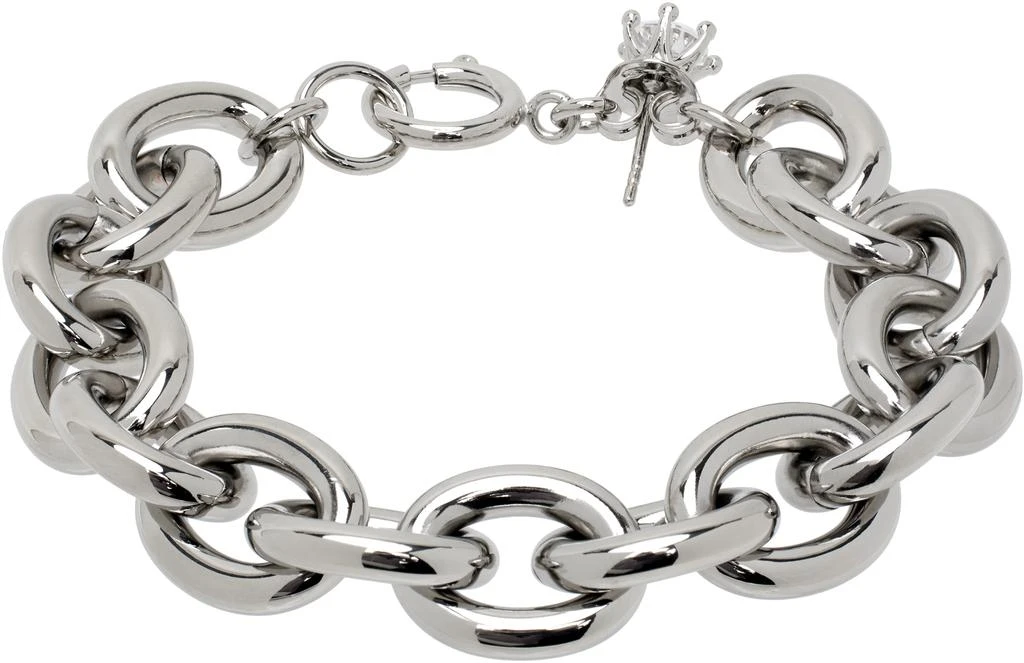 D'heygere Silver Solitaire Chain Bracelet 1