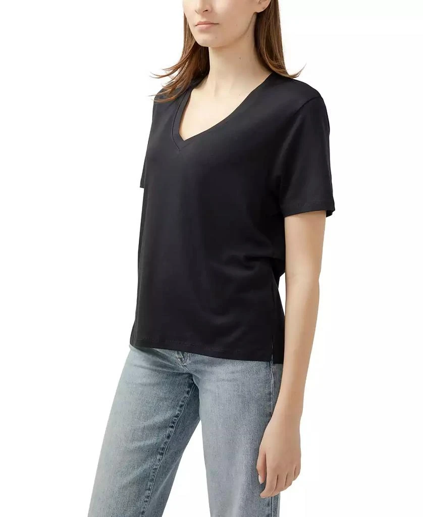 JAG Women's Drapey Luxe V-Neck Tee 2
