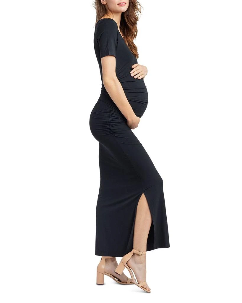 Nom Maternity Hugo Ruched Maxi Dress 3